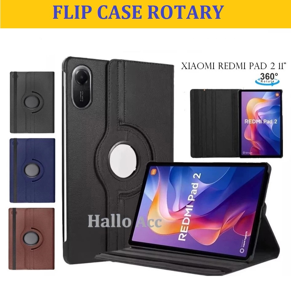 เคส Xiaomi Redmi Pad 2 / Xiaomi Redmi Pad 2 เคสฝาพับแบบหมุนขนาด 11 นิ้ว
