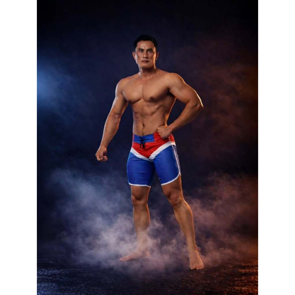Flexzone Board Shorts Competition FCS-056BM Tanding กางเกงชายหาดเพาะกายการแข่งขัน