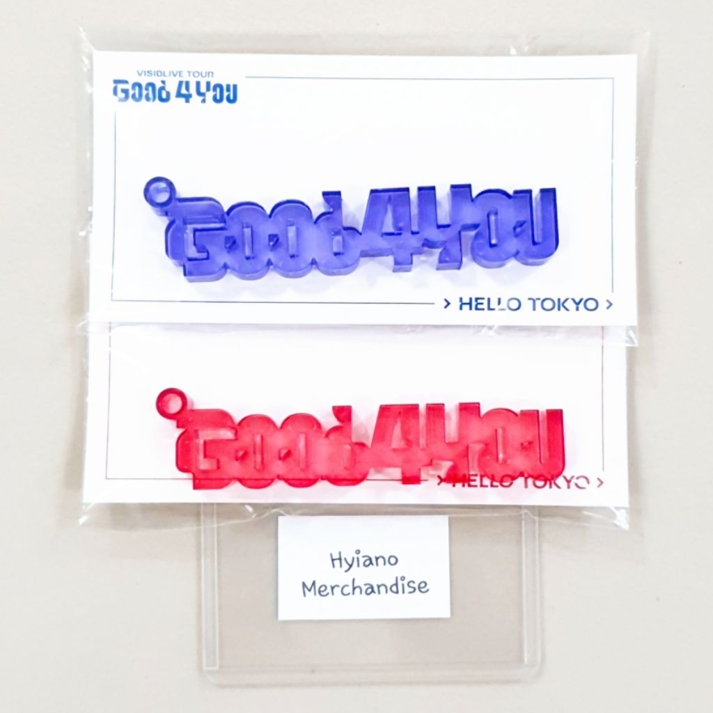 Idolish7 G4Y Good 4 You บล็อกอะคริลิค? ที่ใส่กุญแจ