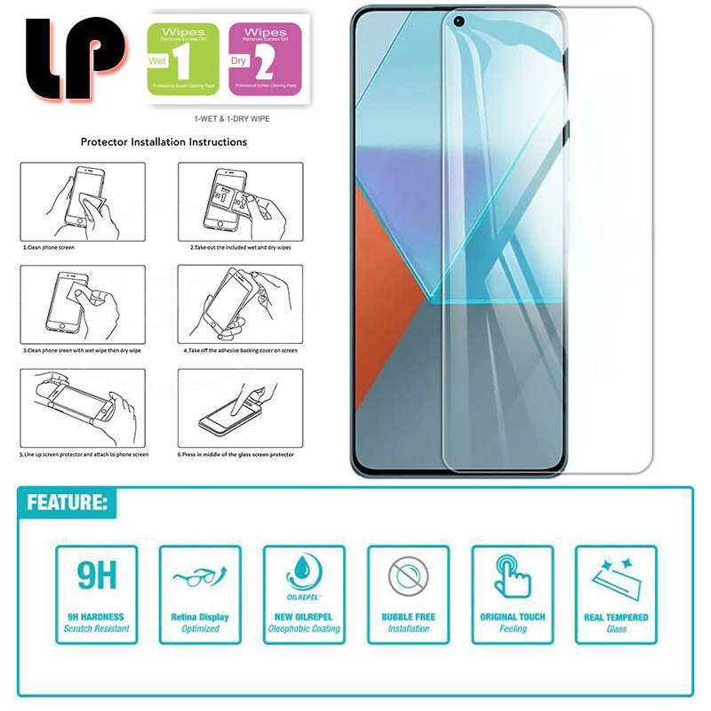 LAYAR LP HD Tempered Glass Xiaomi RedMi Note 15 Pro 5G - Anti-Scratch Front Screen Protector Glass S