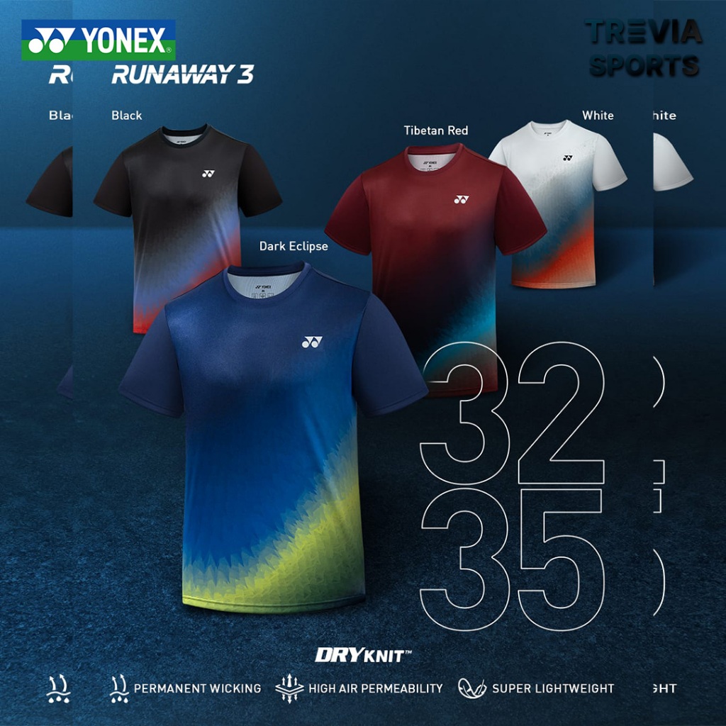 เสื้อ YONEX Runaway 3 Collection 3235 / เสื้อ YONEX 3235 / เสื้อแบดมินตัน Runaway 3 Yonex 3235 ORIGI