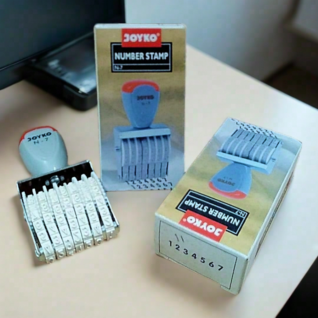JOYKO Number Stamp/Number Stamp N7 (ตัวเลขเซเว่น)
