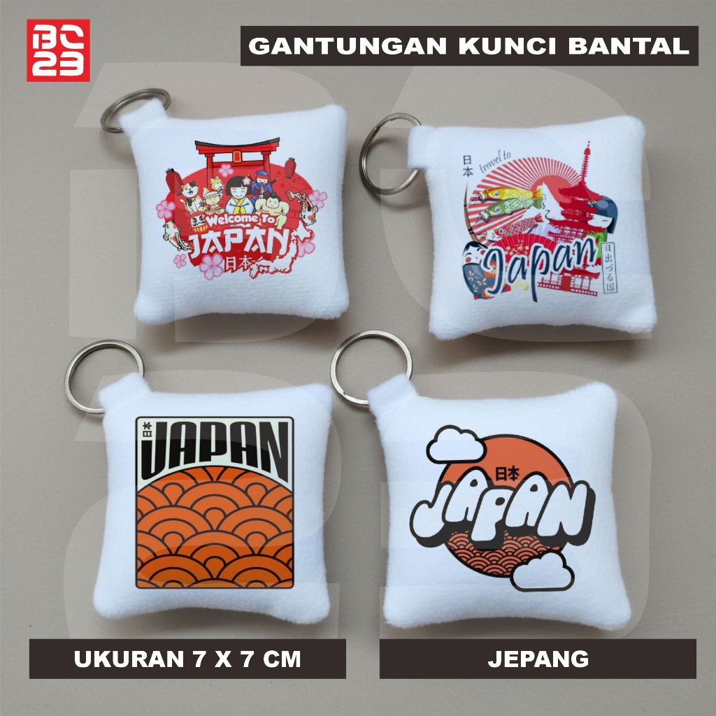 GUNDAN JAPANESE PICTURE PILLOW KEYCHAIN I MINI I CUTE I SOUVENIRS