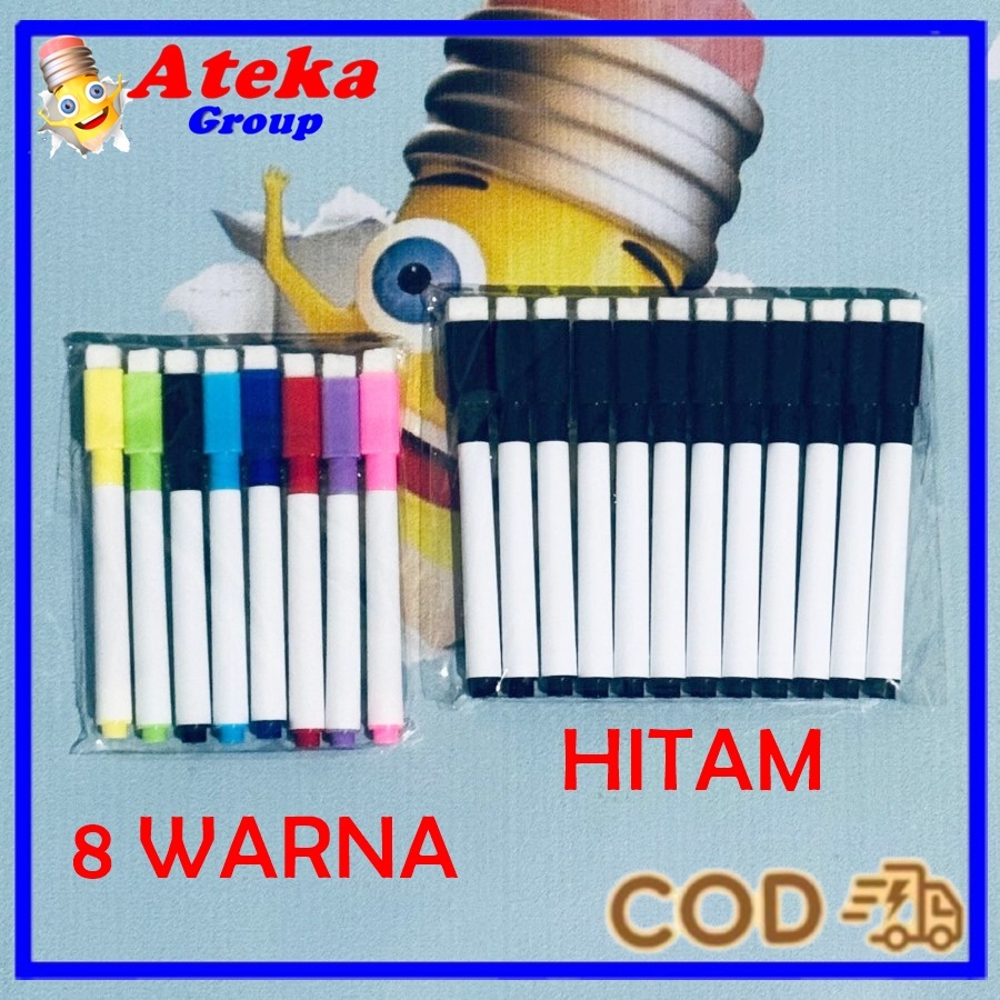 8 สี WHITEBOARD MARKER + WHITEBOARD ERASER