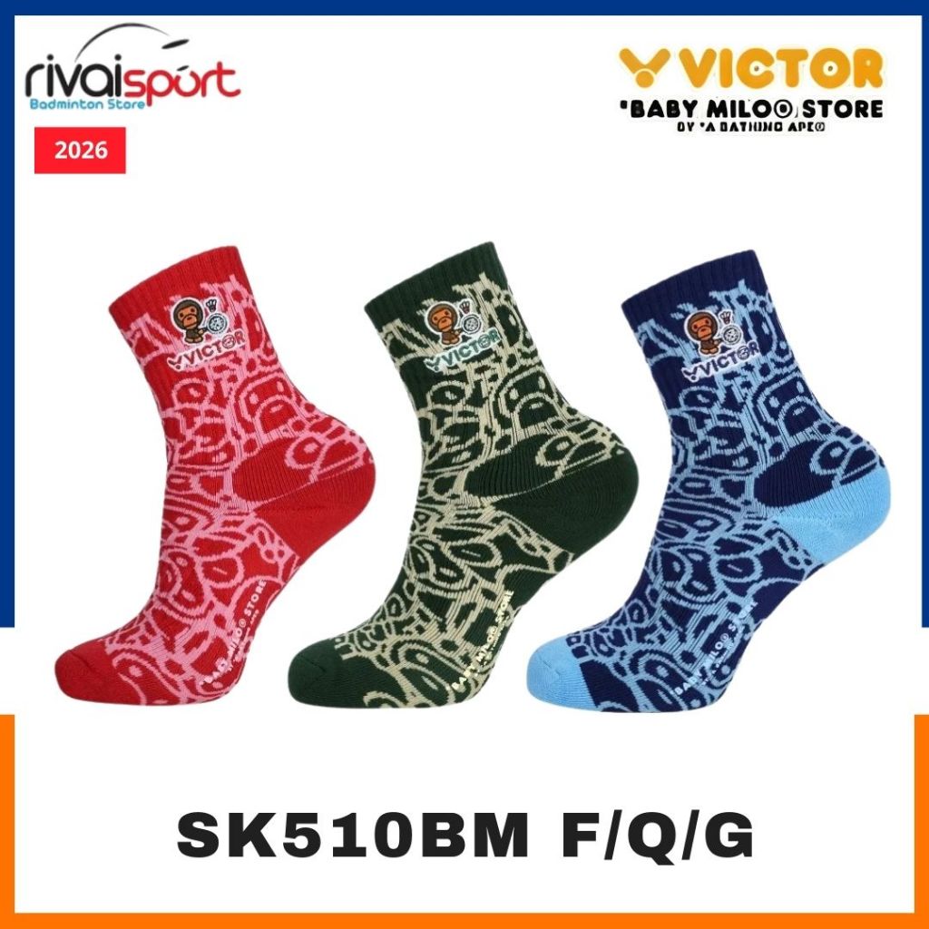 SPECIAL EDITION Victor x Baby Milo Socks SK510 BM / SK 510 BM / SK-510 BM Size M (22-25cm)