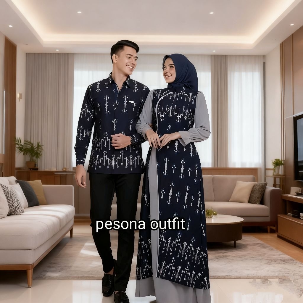HANA COUPLE WOVEN CLOTHES PESONA DRESS FAMILY OUTFIT