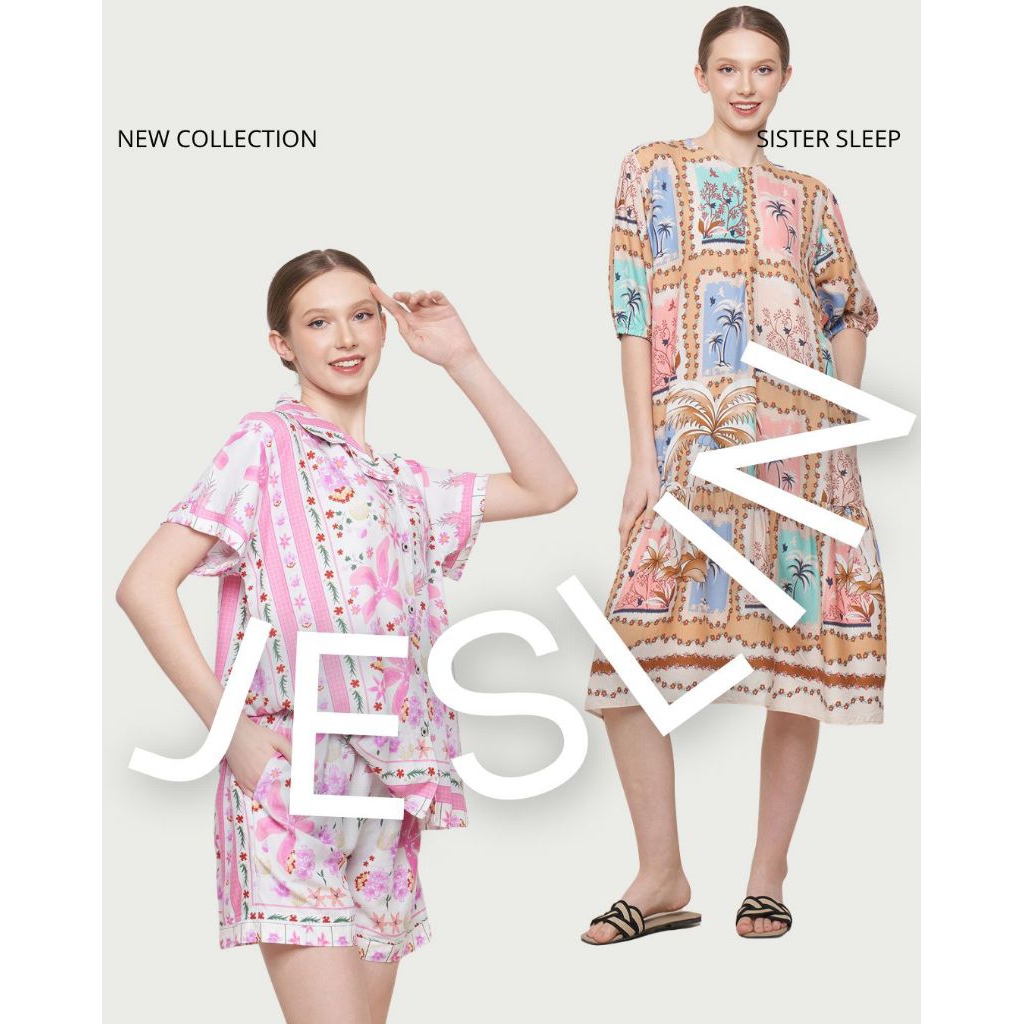 JESLIN SERIES (SHORT PAJAMAS & SHORT DRESS)