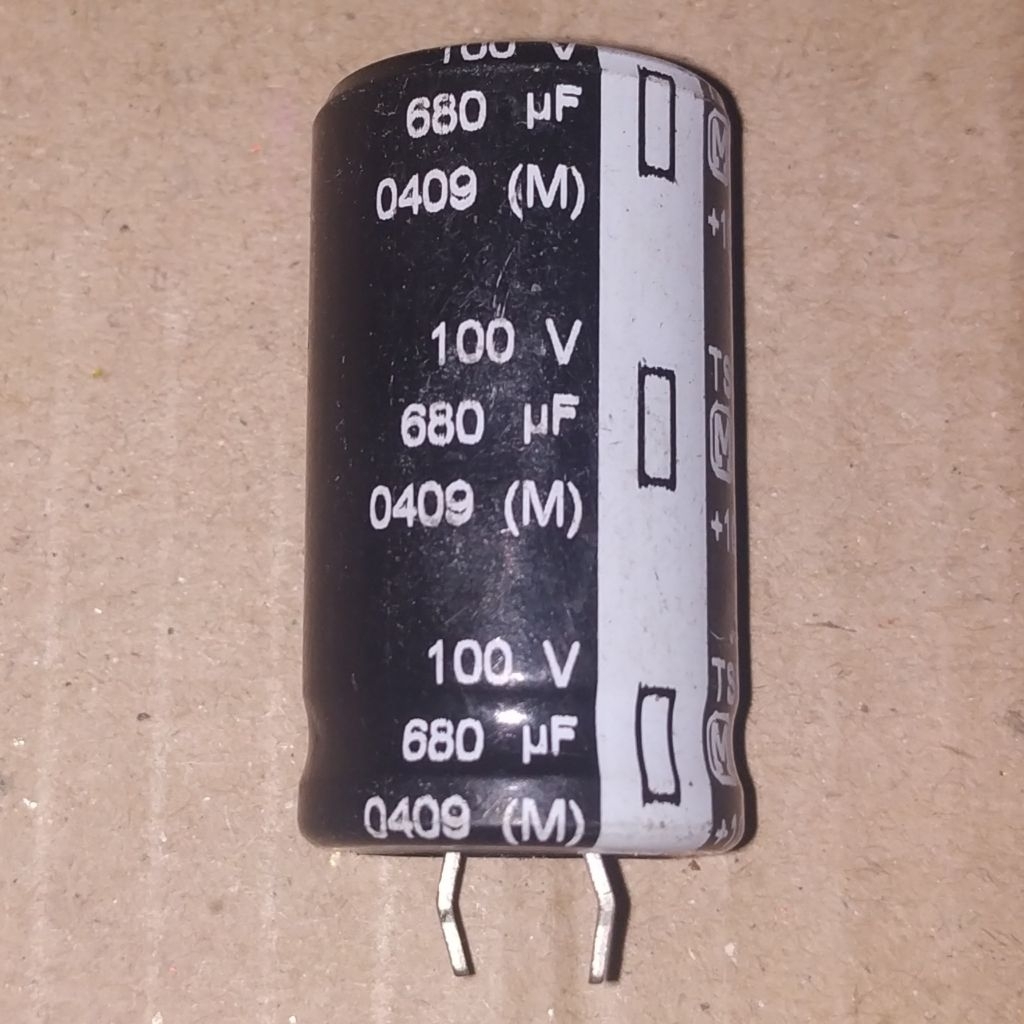 C Elco Elko 680uF 100V 680 uF 100 V 680mFD 100WV 680mF 100VDC 680 uF mFD mF 100 VDC WV