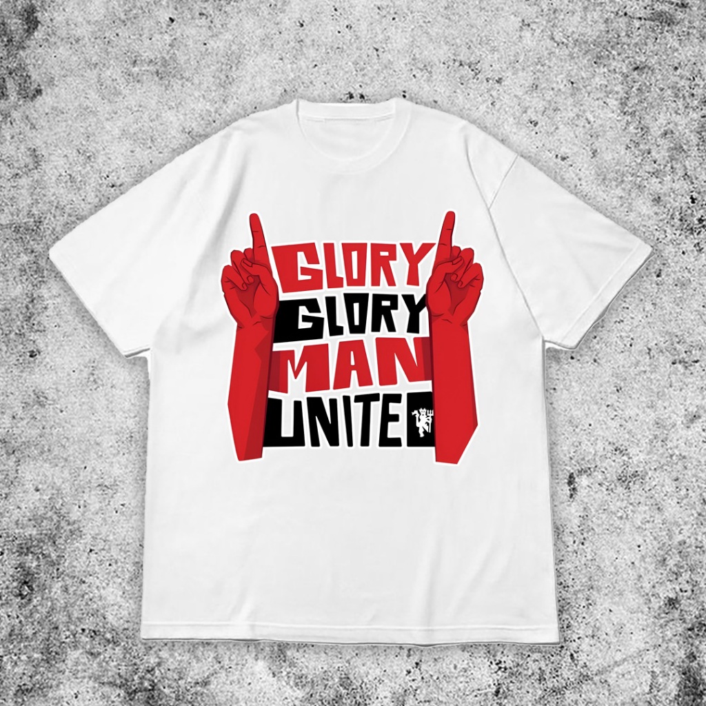 เสื้อยืด Iconic Man United Mens Cotton Combed 30s
