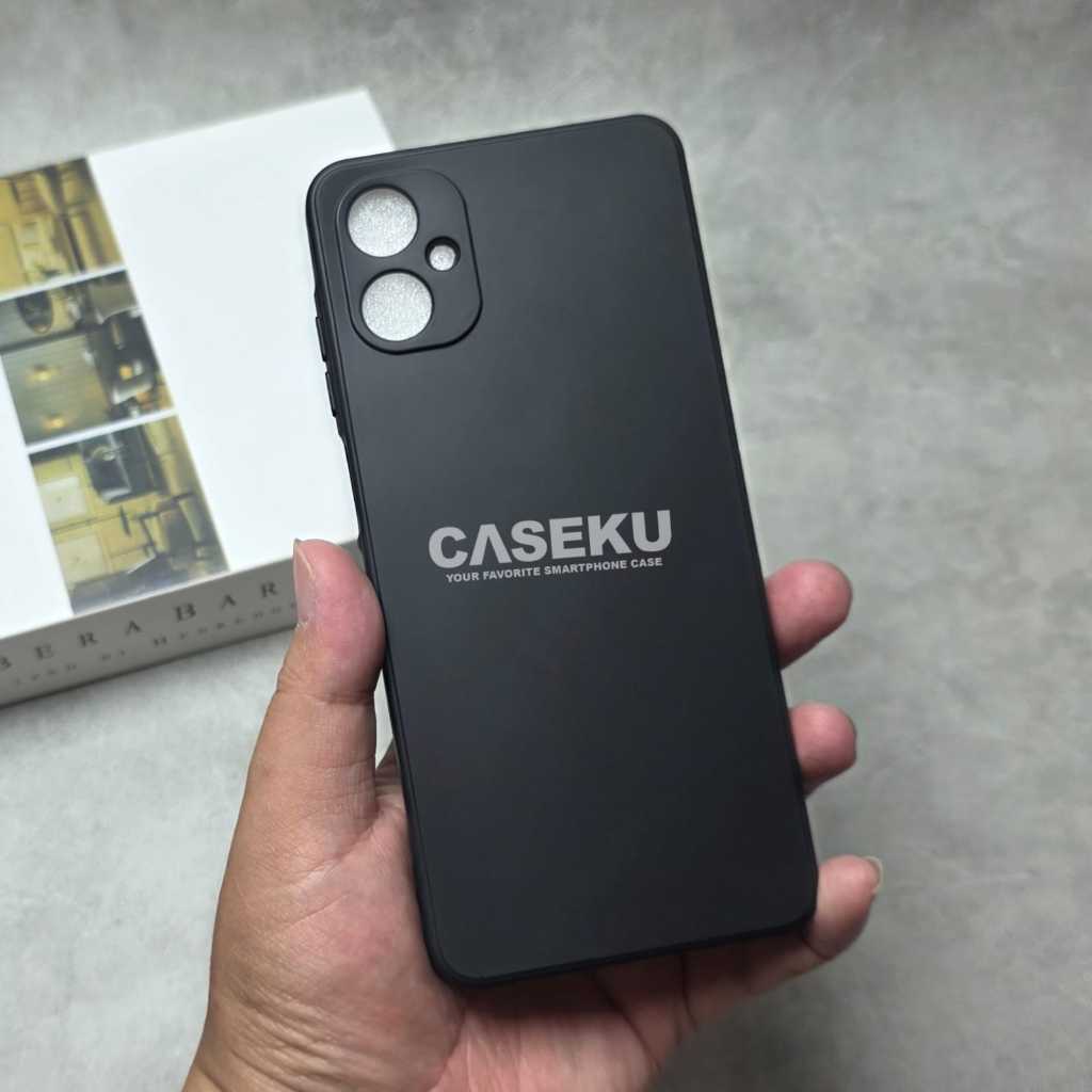 Samsung A05 Samsung A05S Samsung A06 5G Samsung A02S Samsung A03S Softcase Macaron Square Black / Ca