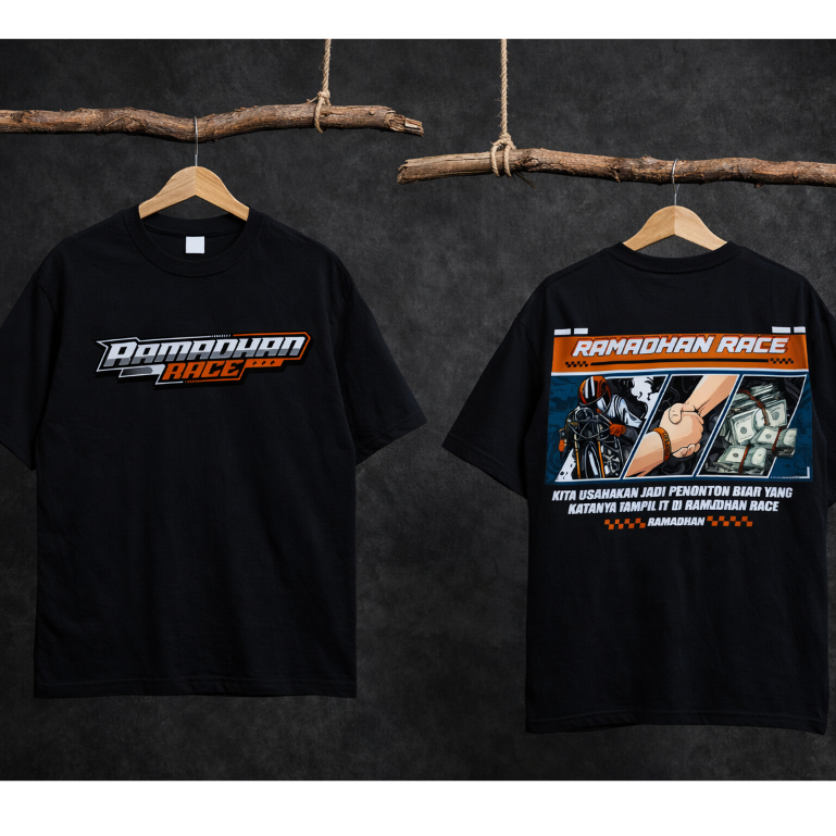 Ramdhan Race Dollar 2026 Distro เสื้อยืดแขนสั้น Cool Unisex Ramadhan Race Mens Top