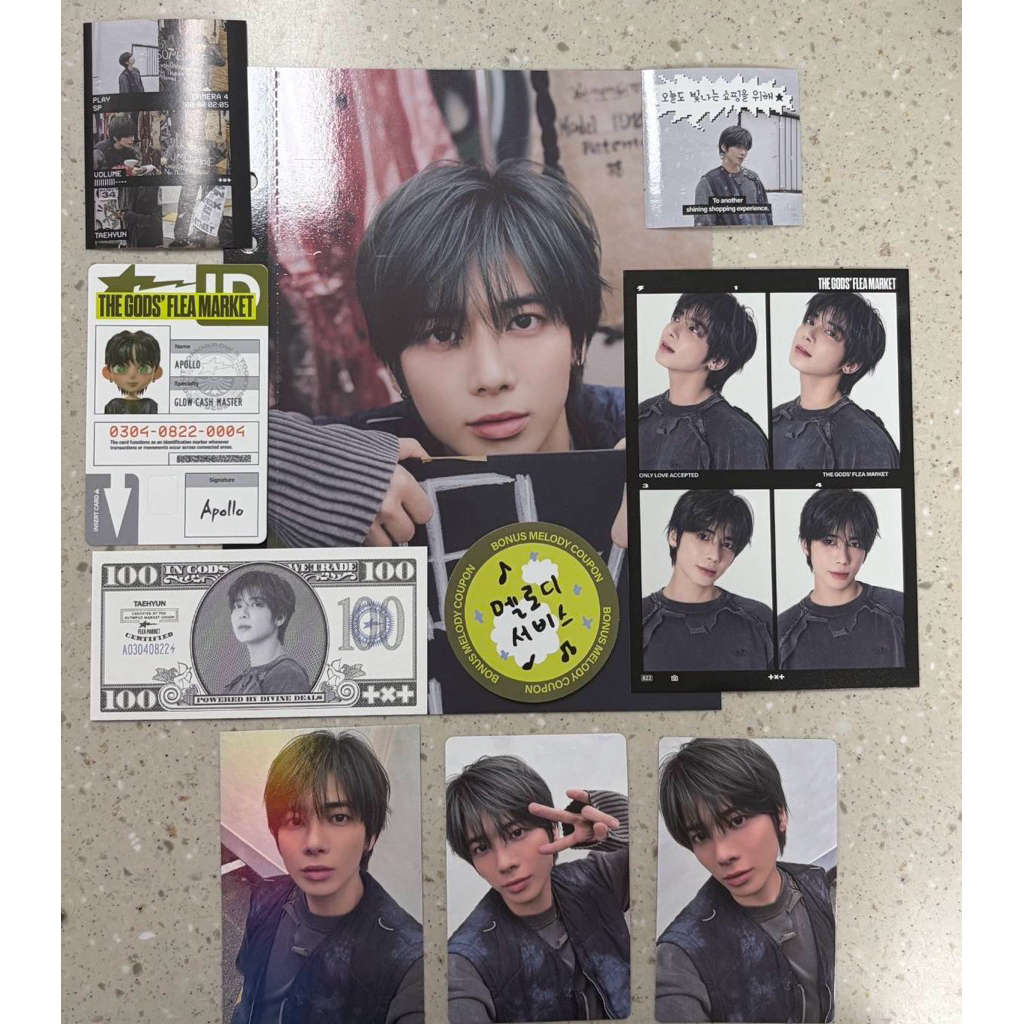 พรุ่งนี้ x Together Photocard Taehyung Decokit 2026