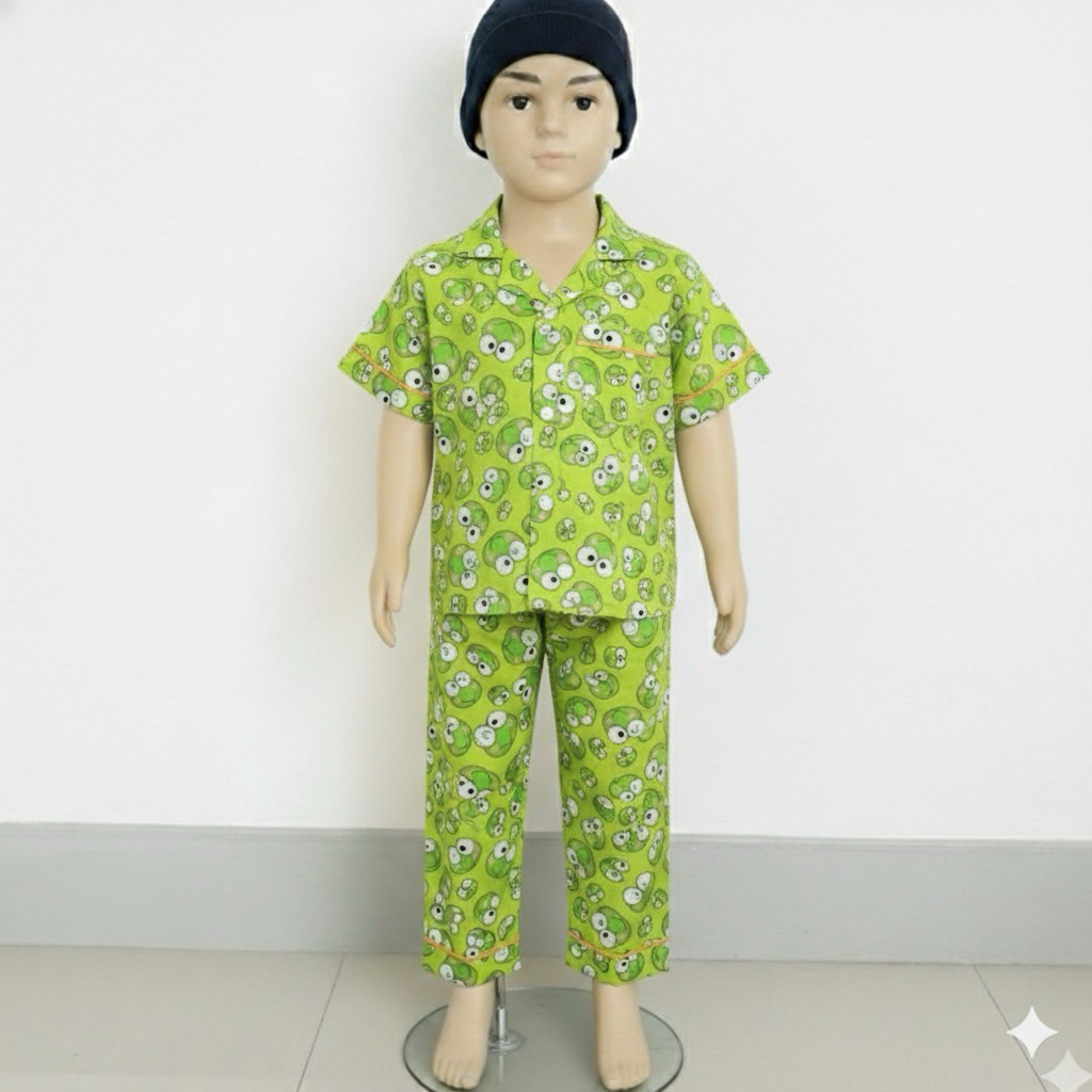 MOO COW MOTIF CHILDRENS PAJAMAS / CHILDRENS SLEEPINGWEAR / CHILDRENS SUITS - รูปที่ 2