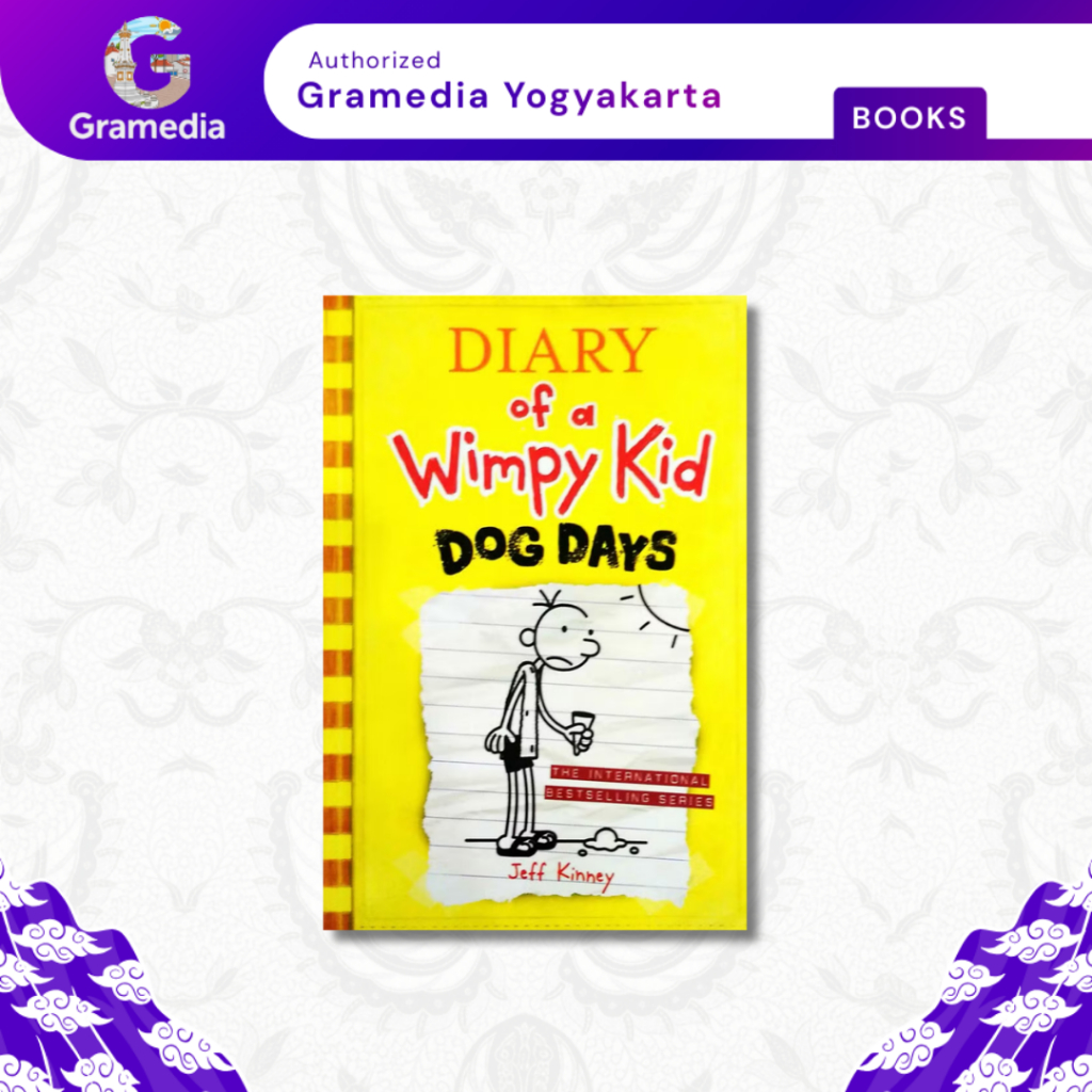 Gramedia Yogya - ไดอารี่นําเข้าของ A Wimpy Kid 4 Dog Days