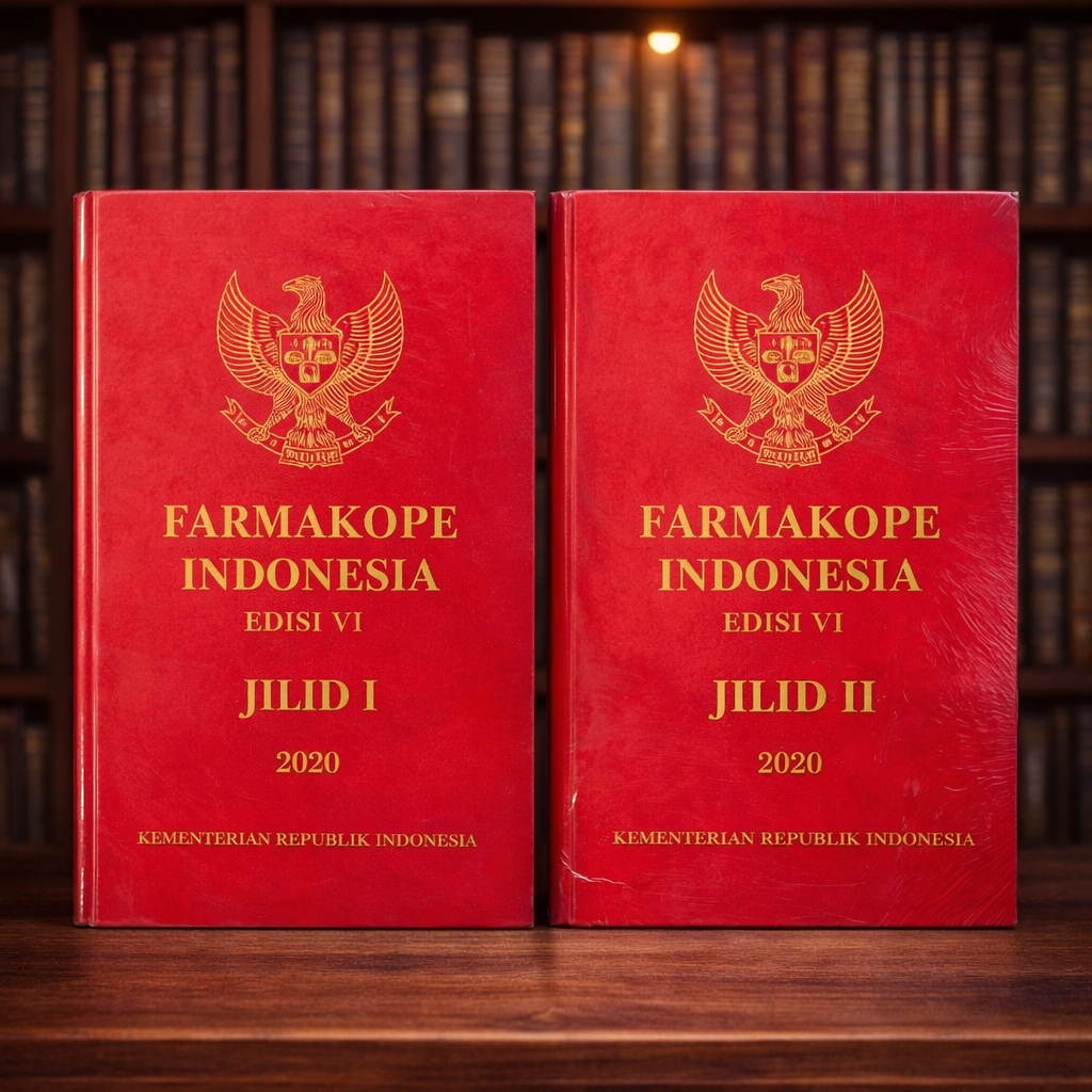 INDONESIAN PHARMACOPEIA 6TH EDITION 2020 1 ชุด JILI 1 & 2