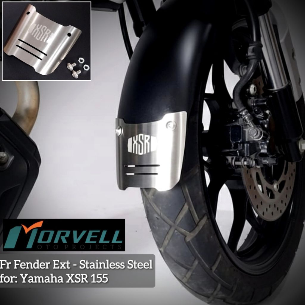 Garnish XSR 155 master brake สแตนเลส Garnish เหล็ก speedo เมตร Lip fender extension tank pad