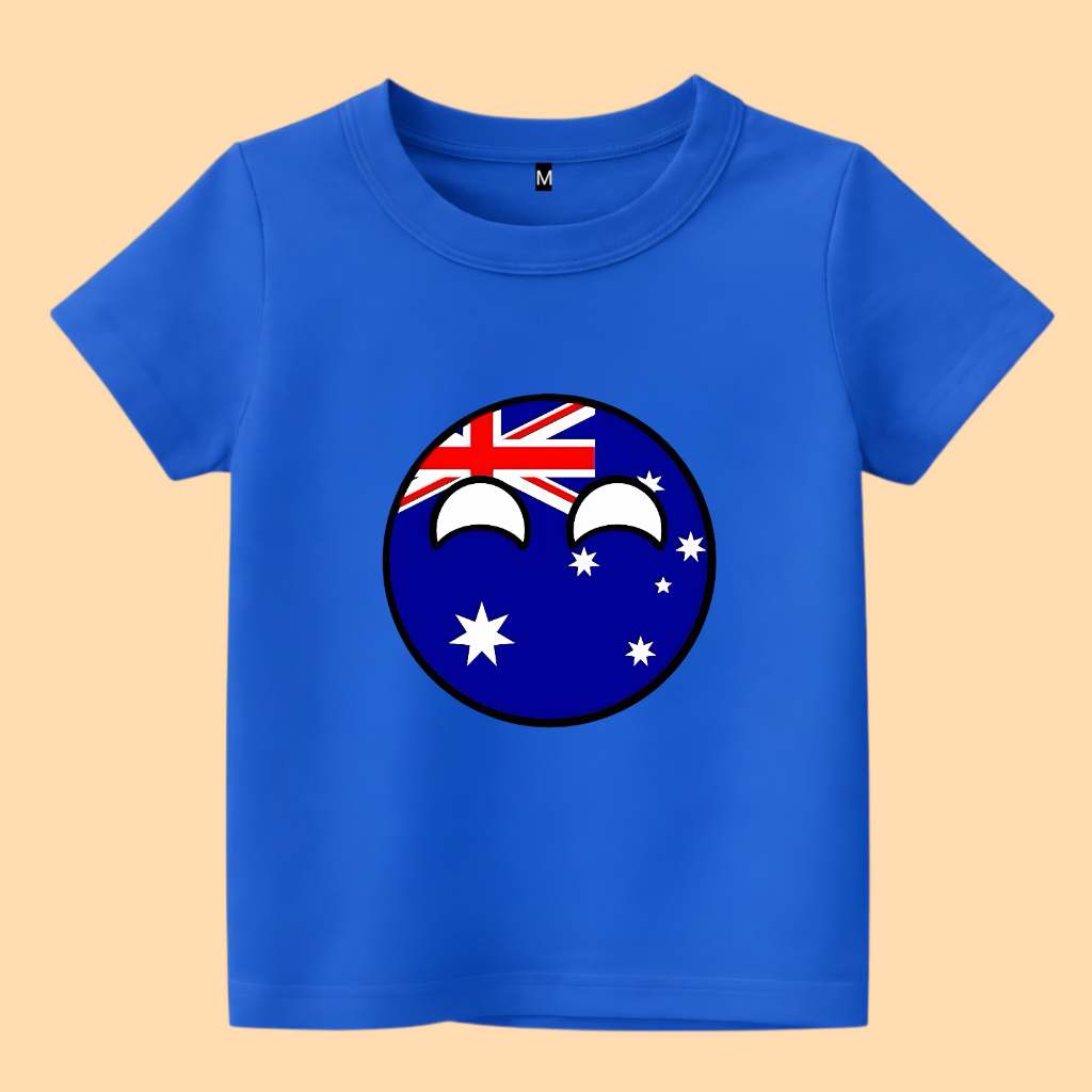 เสื้อยืดเด็ก Country ball Australia ball