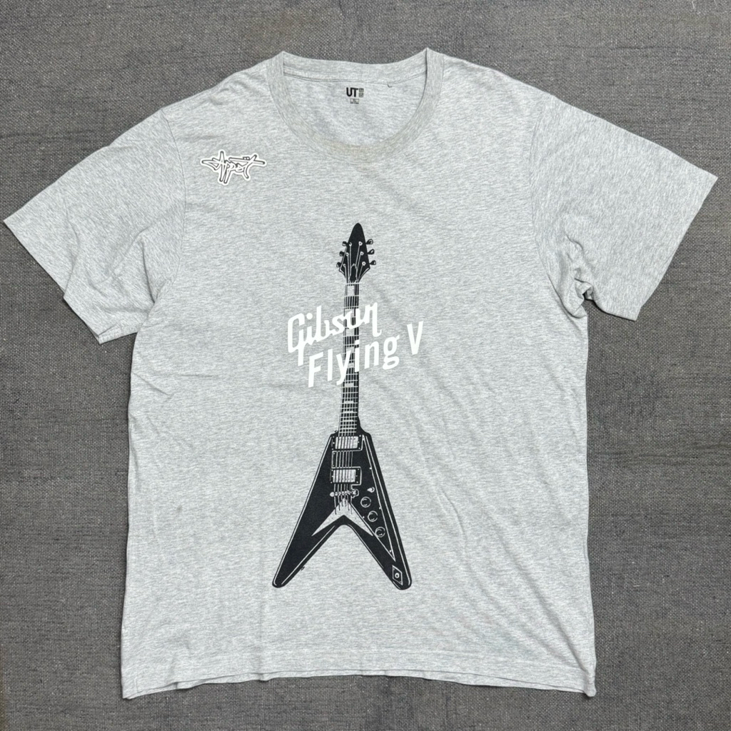 ศิลปะพิมพ์ลาย Uniqlo UT x Gibson Flying V