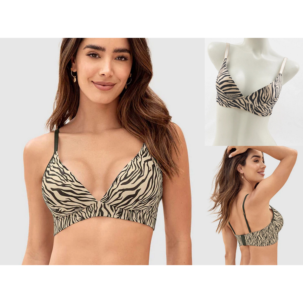 Underwire Bra ผู้หญิง Thin Foam Full Cup C&A Nonwired 32A 32B ชุดชั้นใน CA805BRN