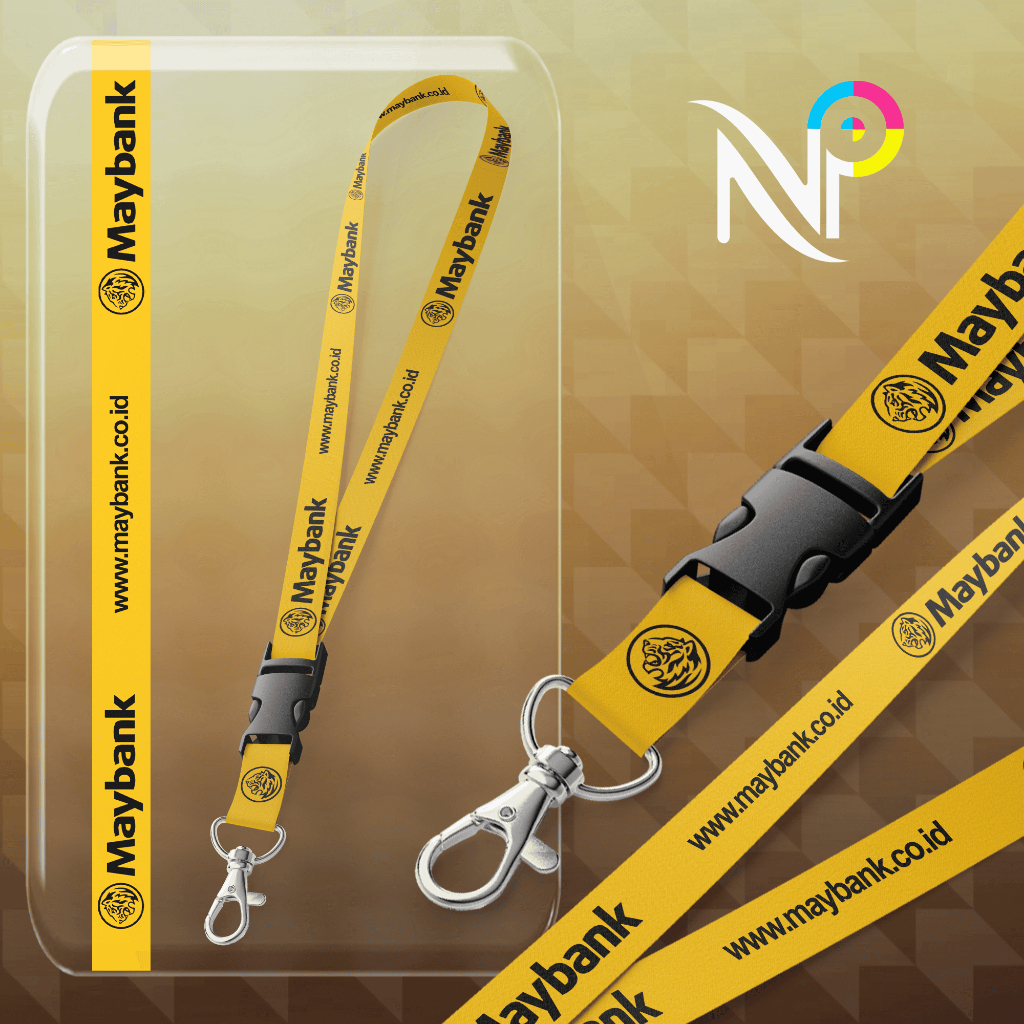สายรัด Lanyard Maybank Fullprint