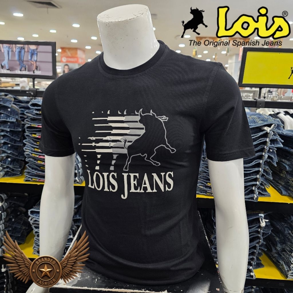 เสื้อยืด LOIS SHORT SLEEVE KSL2470 สีดํา