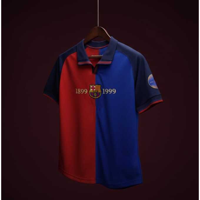 บาร์เซโลน่า เสื้อเจอร์ซีย์ย้อนยุคยุค 1999