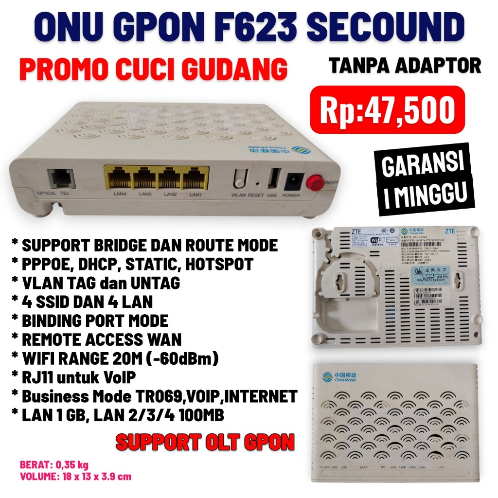ONU SECOND GPON F623