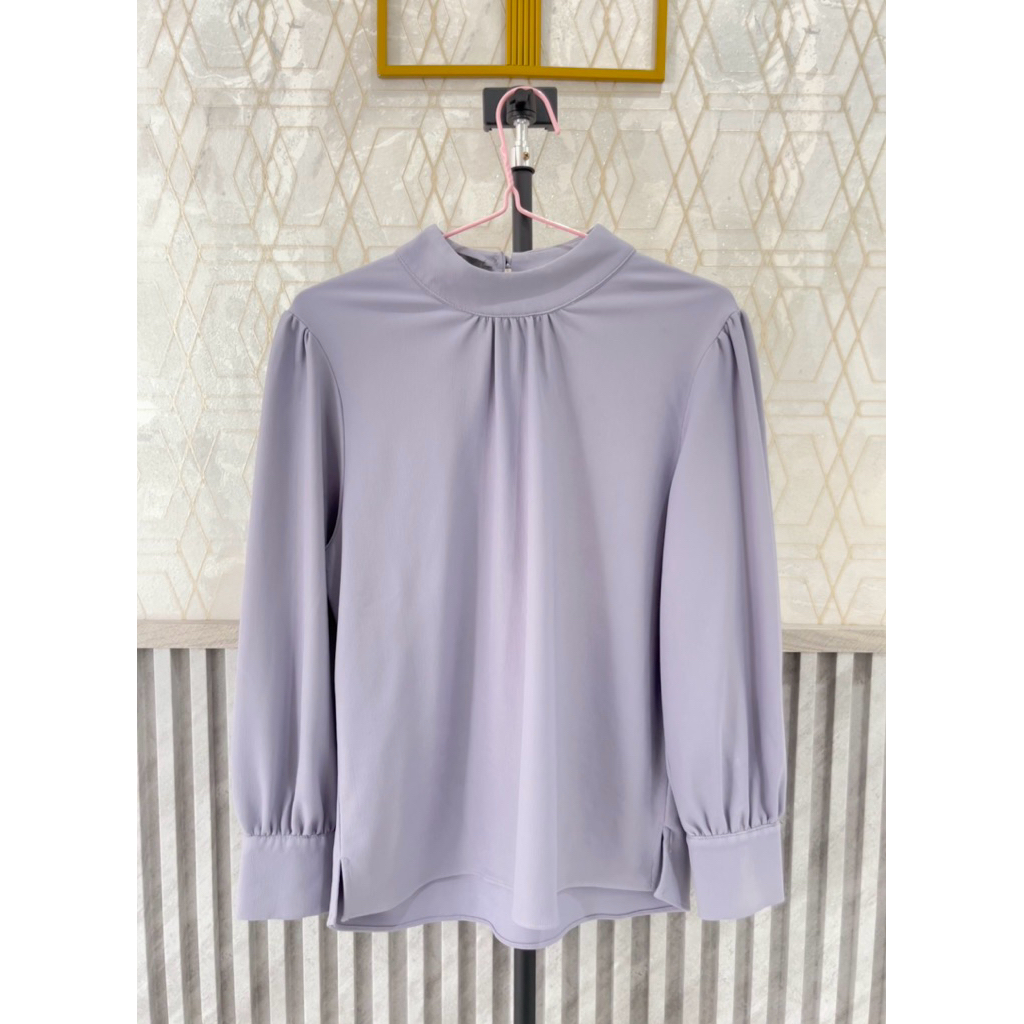 Preloved Lula Blouse Needle Thread - Dusty Purple