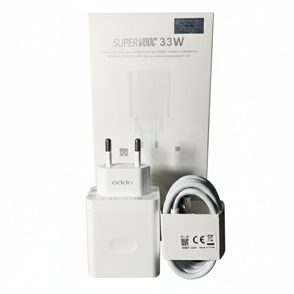 OPPO SuperVOOC 33W Charger Original 100% Fast Charging Type C Flash Charge