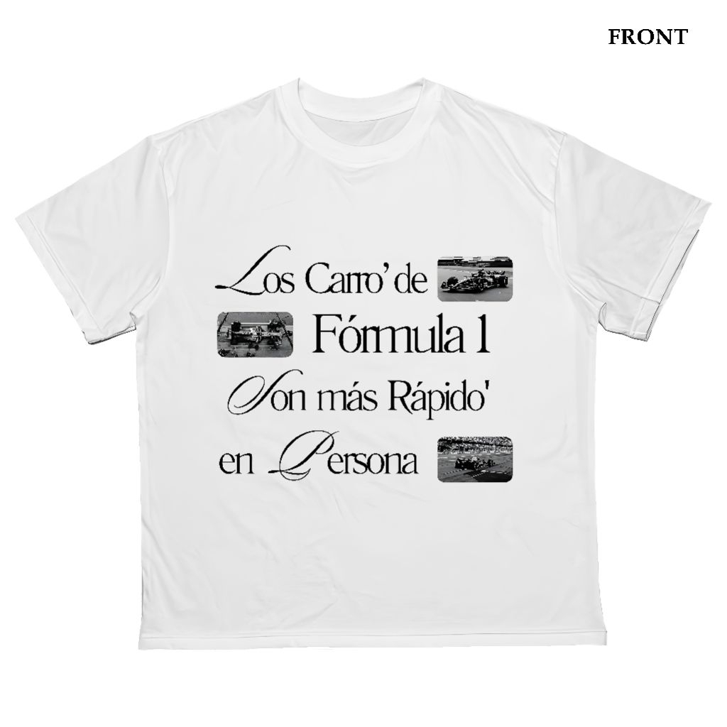 เสื้อยืดโอเวอร์ไซส์ F1 Los Formula 1