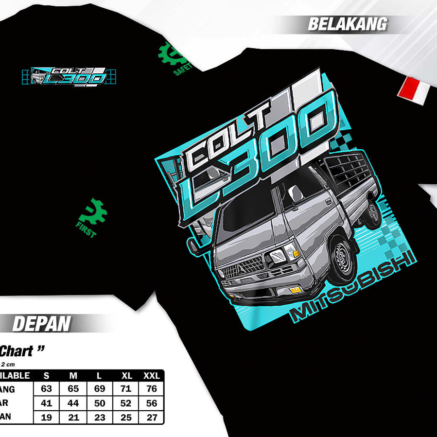 COLT L300 MITSUBISHI PICKUP T-SHIRT L300 DRIVER T-SHIRT COOL T-SHIRT DISTRO T-SHIRT