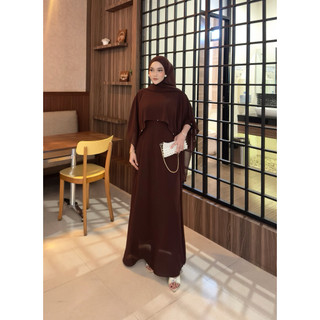 PROMO 7.7 KARINA DEWASA & ANAK DRESS + OUTER + PASHMINA GAUN WANITA BY HAURA