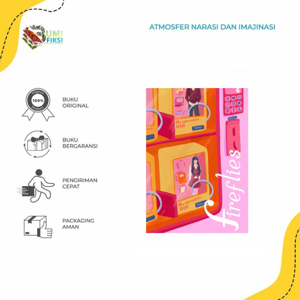 [BONUS POUCH] Preorder Fireflies Novel Book - Kil - Bukune - Bumifiksi