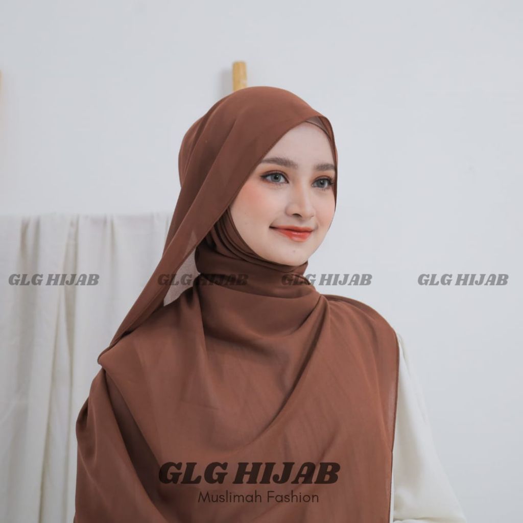 GLG HIJAB - Premium Pashmina Ceruty / Premium Pashmina Ceruty Bebydoll HIJAB / Premium Pashmina Ceru