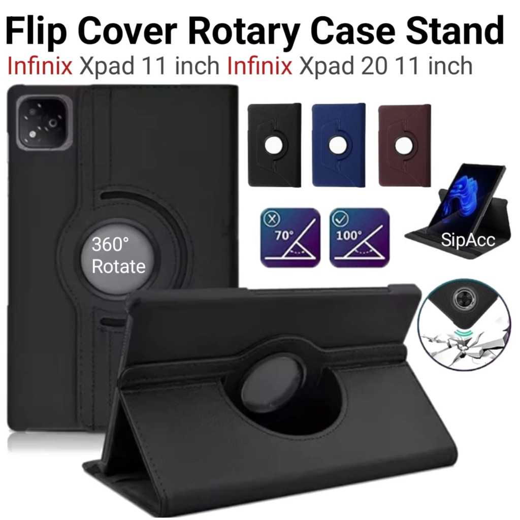 เคส Infinix Xpad | อินฟินิกซ์ Xpad | Infinix Xpad 20 | ซองหนังโรตารี่ขนาด 11 นิ้วพลิกปกหนังสือแท็บแท