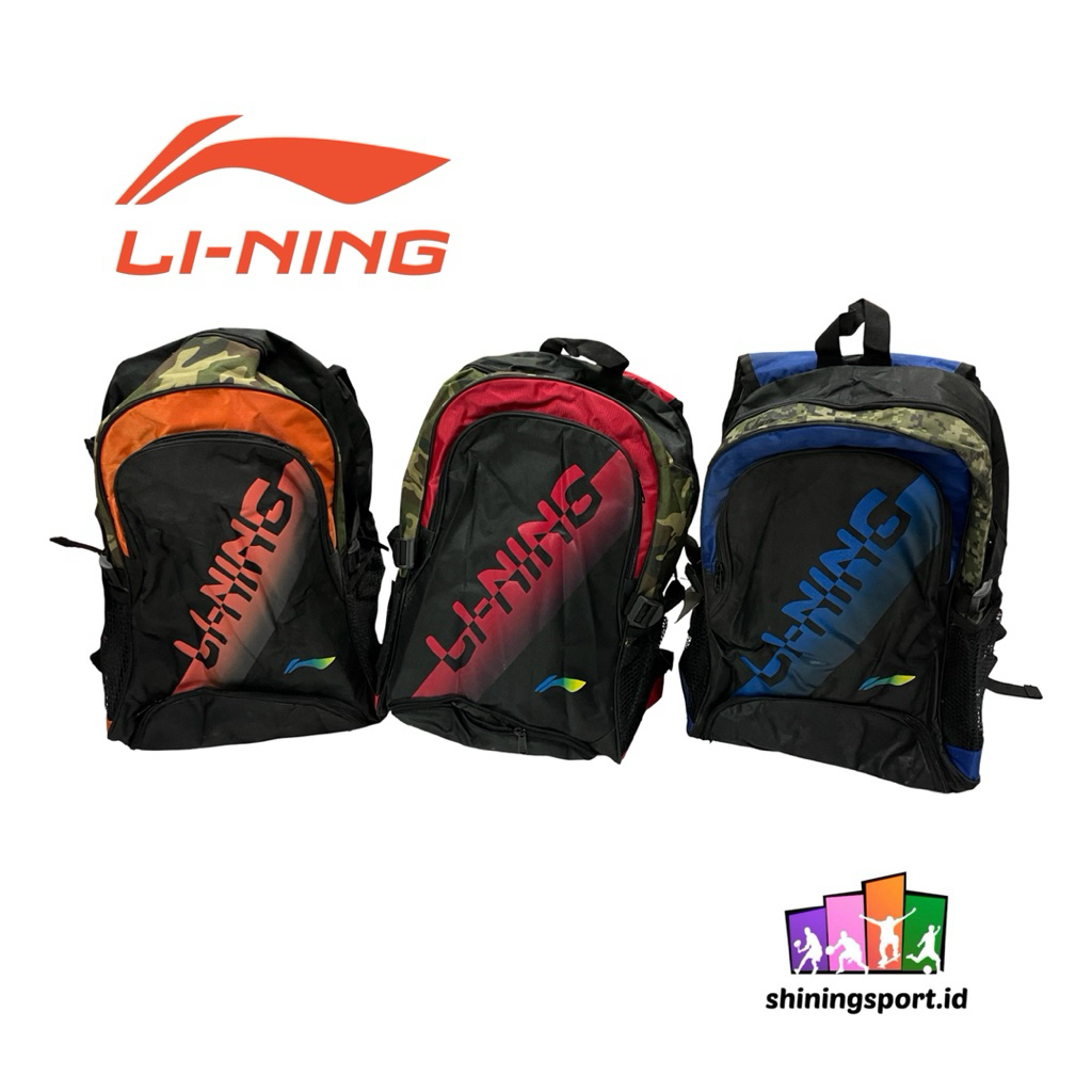 Li-Ning กระเป๋าไม้แบดมินตัน BPS 02-04 กระเป๋าเป้ รุ่น ของแท้ 100%