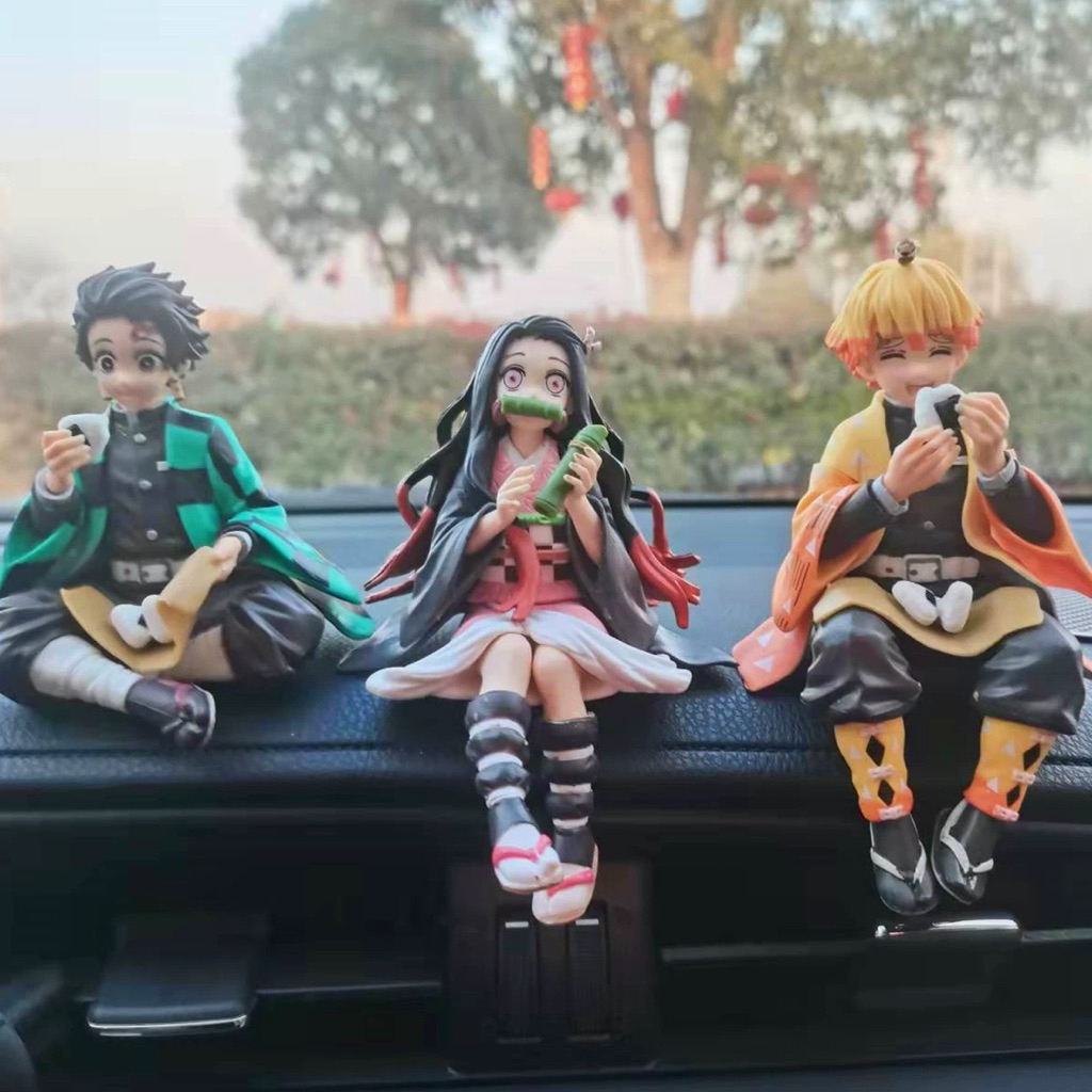 Demon Slayer Kimetsu ไม่มี Yaiba กินลูกข้าว Ver Tanjiro Kamado, Zentsu Agatsuma, Nezuko, Giyuu, Toki