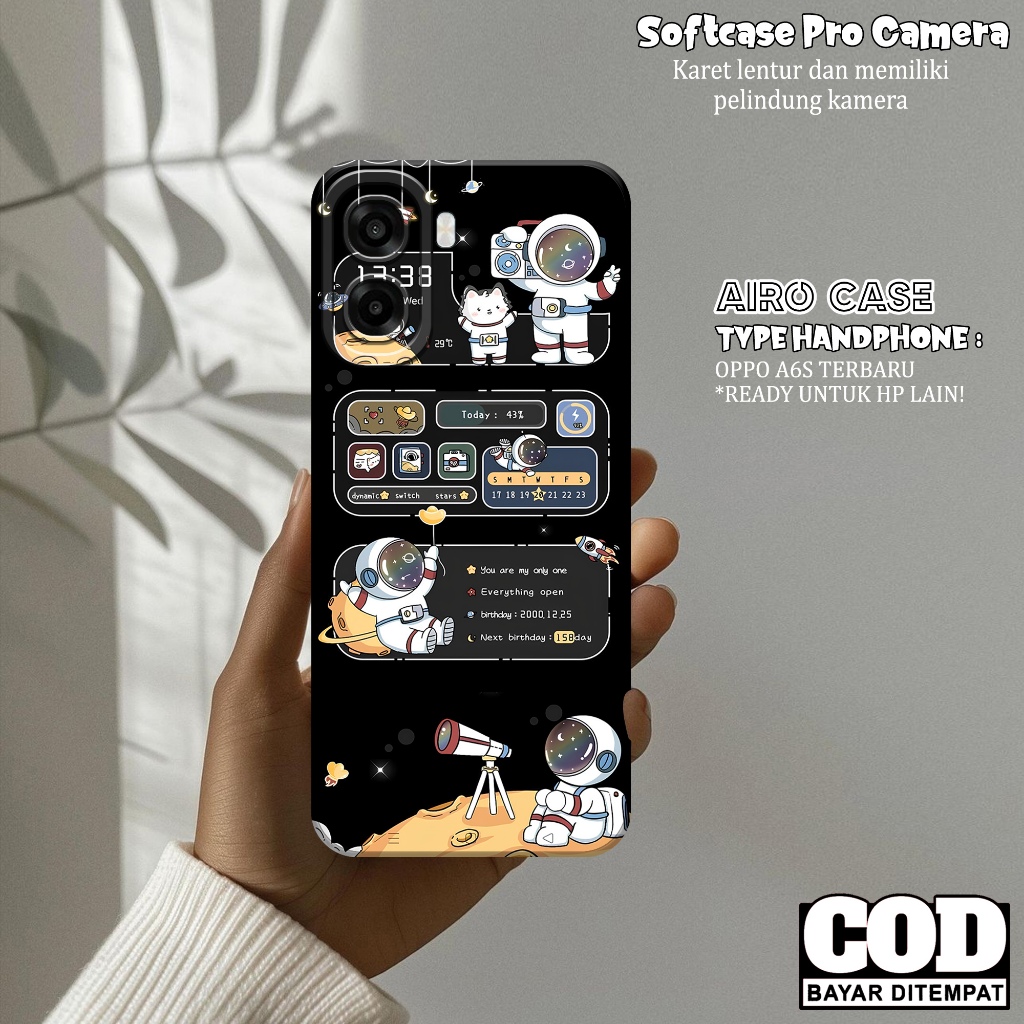 เคส Oppo A6S ล่าสุด - เคส Oppo A6S Softcase - เคสแฟชั่น Astronod - เคส Oppo A6S - เคส Pro Camera Sof