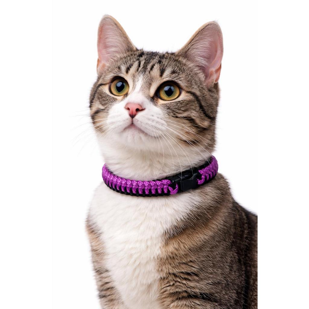 สร้อยคอแมวทอพร้อมปักชื่อ TAG05