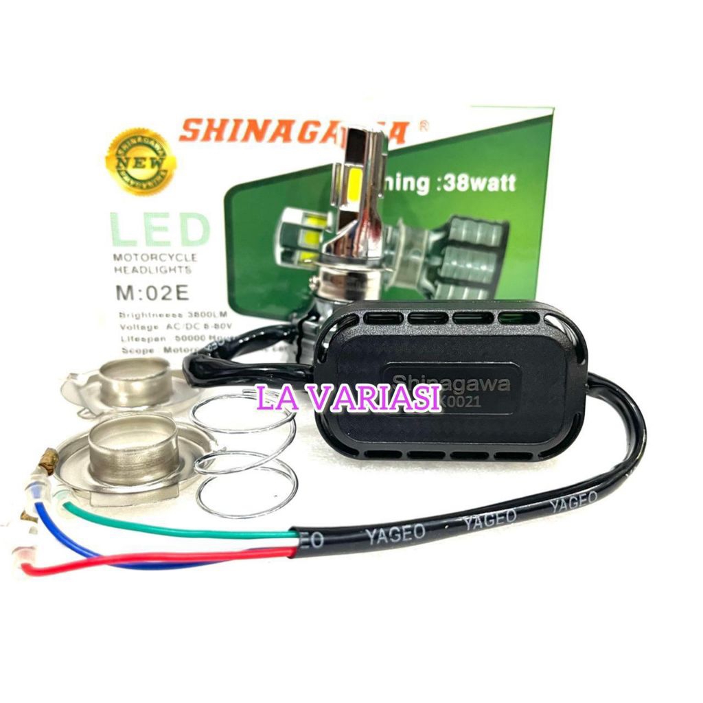 ไฟหน้า LED 6 ด้าน M02E 35watt - ไฟหน้า LED 6 ตา AC Dc 35watt Ice Blue