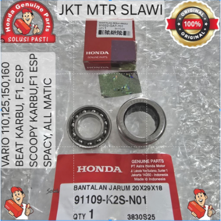 91009-KVY-961 922-GA7-701 รอกแบริ่ง Laher keroncong, vario 110,125,150,160, beat esp street esp, bea