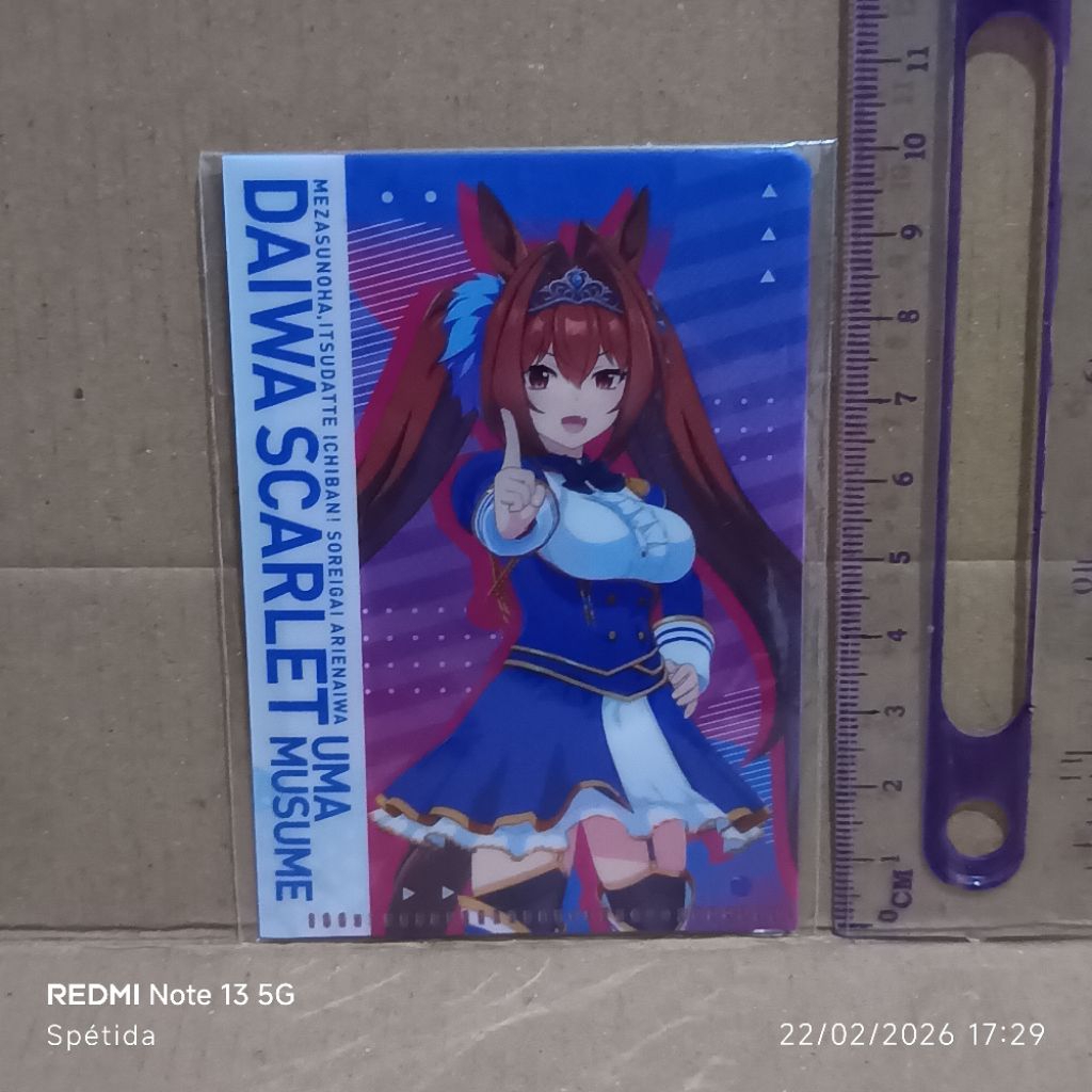 Daiwa Scarlet Uma musume Seven Eleven Limited Mini ไฟล์ใส