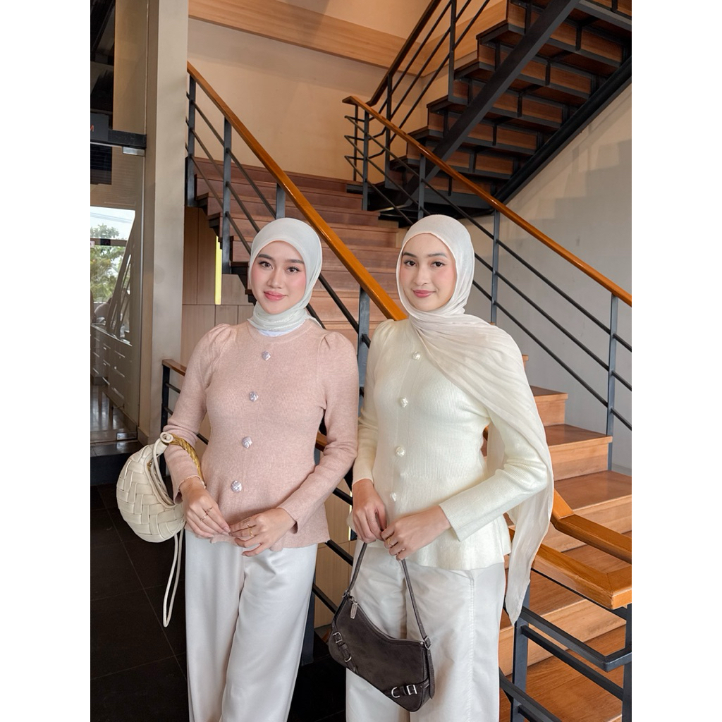 FEEN KNIT | เลดี้ฟามี | ไหมพรมใหม่ล่าสุด | เสื้อท็อปสไตล์เกาหลี