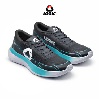 Logic - Series Genetic Green | Sepatu Lari Running Joging Pria Casual Ringan