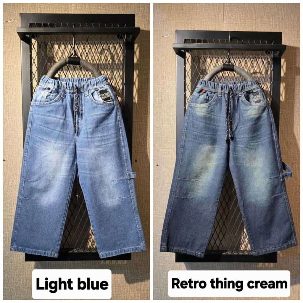 กางเกงยีนส์ SKENA 5-15 ปี NONSTREET RETRO NEVER GIVE UP