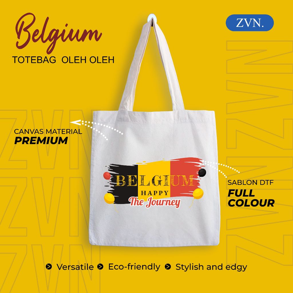 กระเป๋าโท้ตพรีเมี่ยม BELGIUM จาก BELGIUM - ZVN