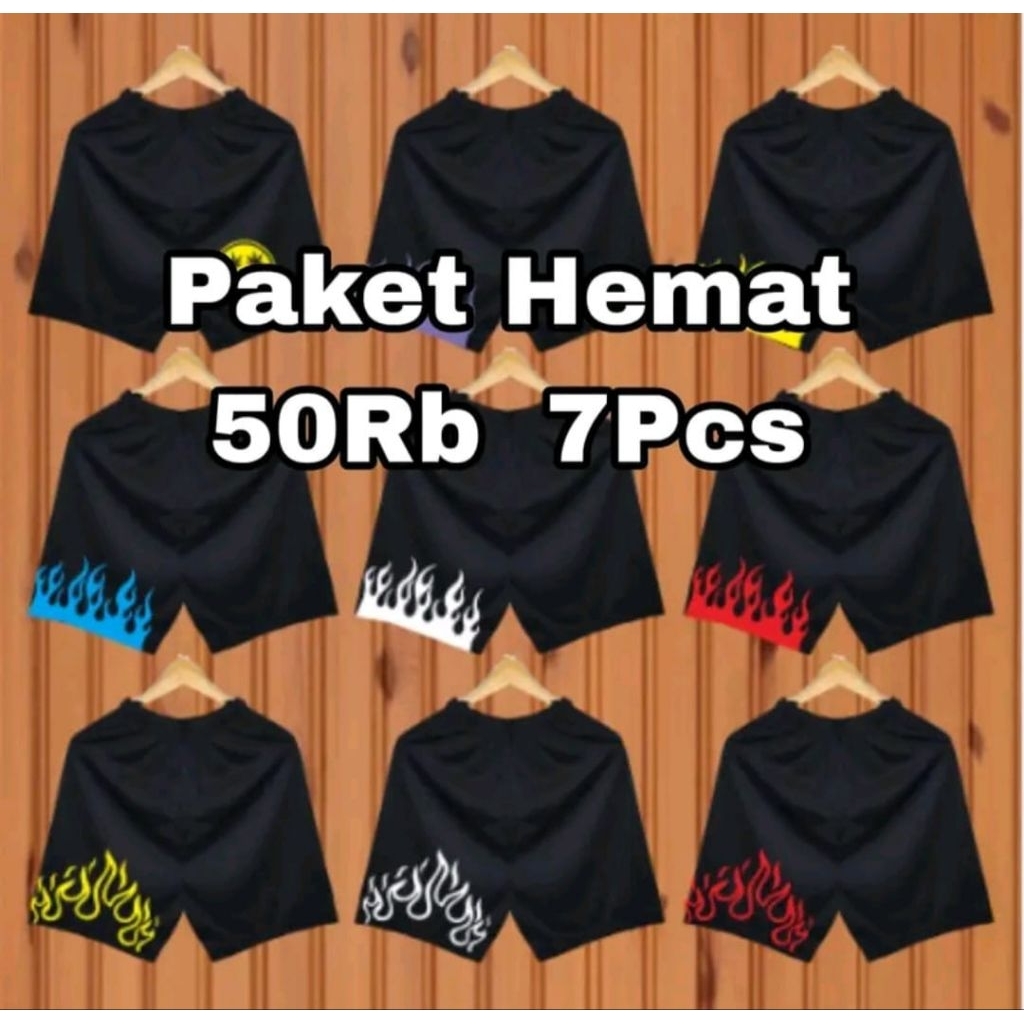 FIRE BOXER SHORTS สําหรับผู้ชาย/ผู้หญิง 50 เพลง