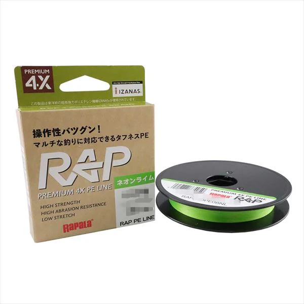 LINE / LINE / LINE PE RAPALA RAP PREMIUM 4X PE LINE 150m ( NEON LIME)