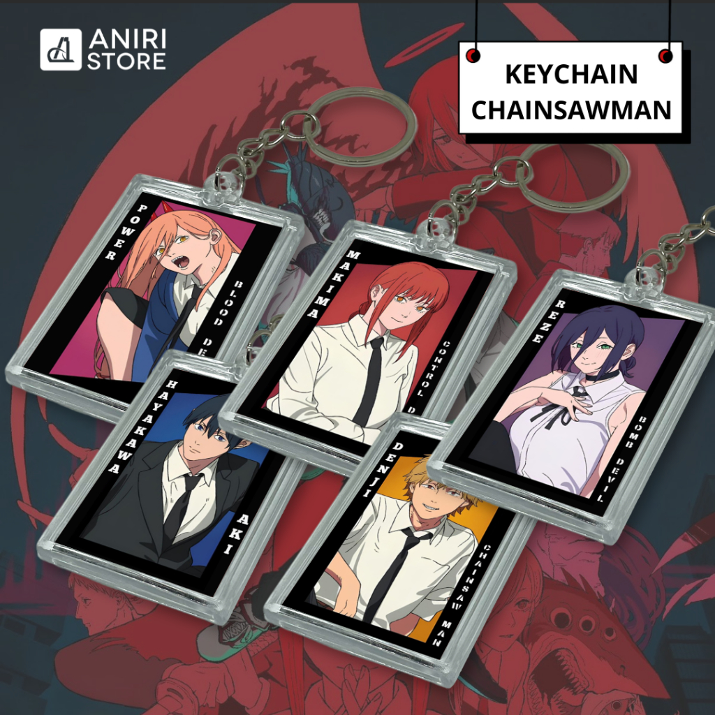 พวงกุญแจอนิเมะ GANTUNGAN Chainsaw Man