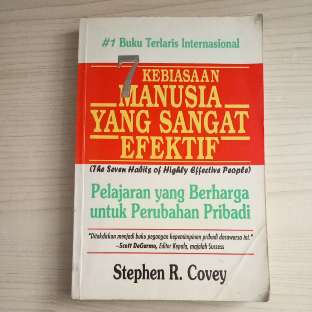 หนังสือ 7 VERY EFFECTIVE HUMAN HABITS โดย STEPHEN R COVEY